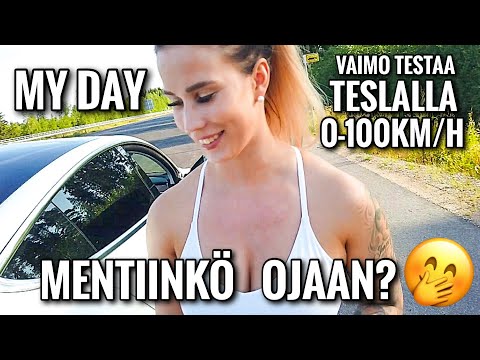 MY DAY - VAIMO TESTAA TESLA 0-100KM/H | HENEBHM