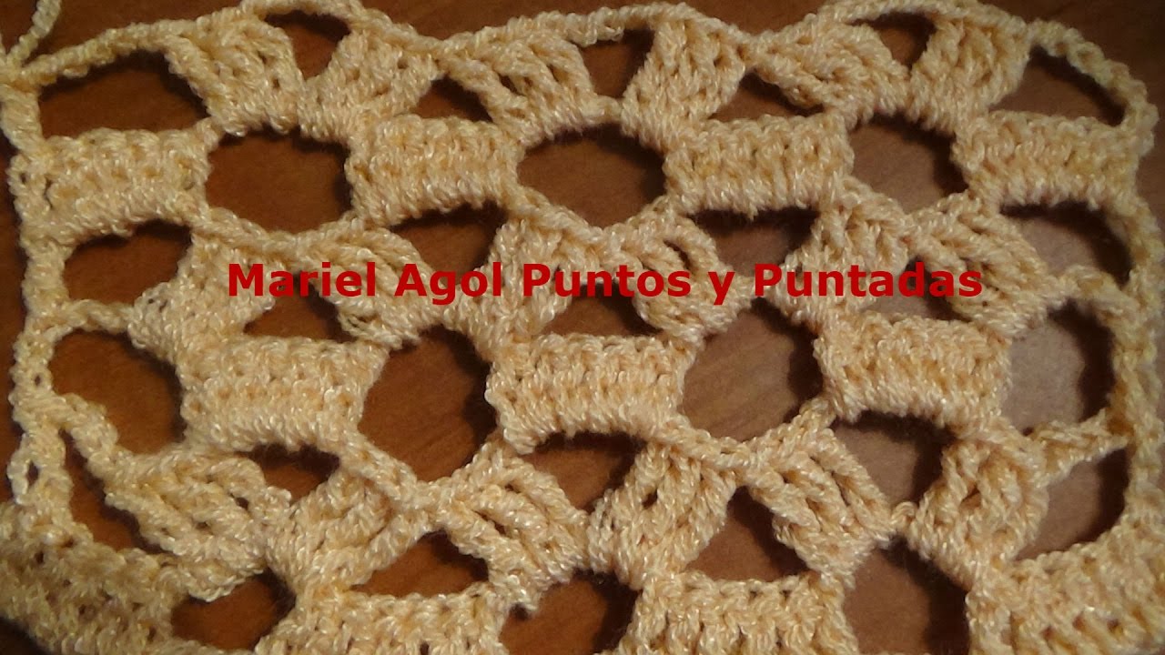 Puntada a crochet muy sencilla fácil. Muestra No Ideal blusas, chalinas, etc. - YouTube