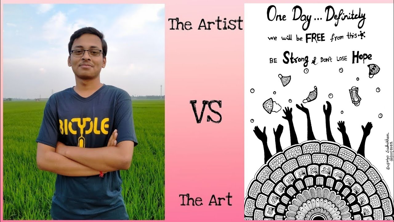 ll Mandala Art ll Stencil Art ll Supriyo Sadhukhan ll