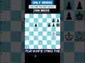 “95% Miss This Winning Move for White!”👑♟️#chessgame  #shorts #reels #trending