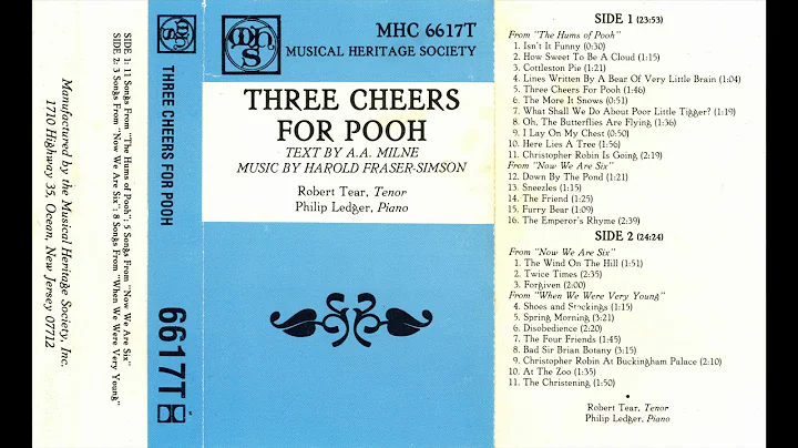 Three Cheers For Pooh - A. A. Milne & Harold Frase...