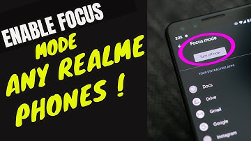How to Enable Focus Mode in Realme Phones | Digital Well Being Focus Mode in Any Android 10