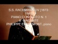 Capture de la vidéo Philippe Entremont Plays Rachmaninov - Piano Concerto N. 1 Op. 1