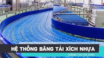 Tổng hợp những ứng dụng của hệ thống băng tải xích nhựa - Băng tải Hà Anh