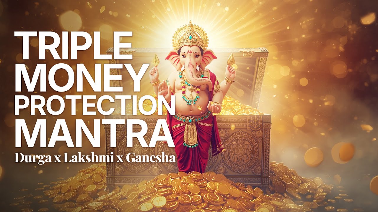 Money Protection Mantra: Remove Bad Luck & Attract Wealth Instantly | Durga x Lakshmi x Ganesha
