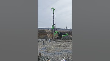KR150C rotary drilling rig with CAT323 chassis