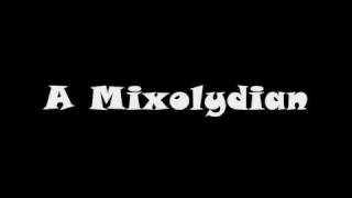 A Mixolydian Mode - Groovy Backing Track chords