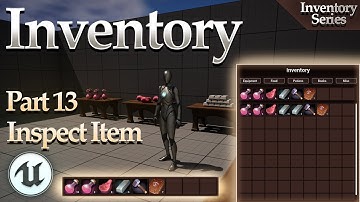 Slot Inventory Tutorial Part 13 - Unreal Engine 5.4+