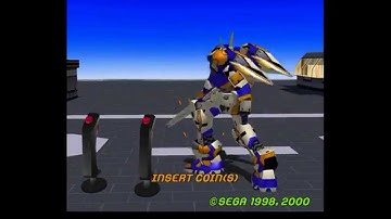 Virtual-On: Oratorio Tangram M.S.B.S. 5.66 Attract Mode (Controls)