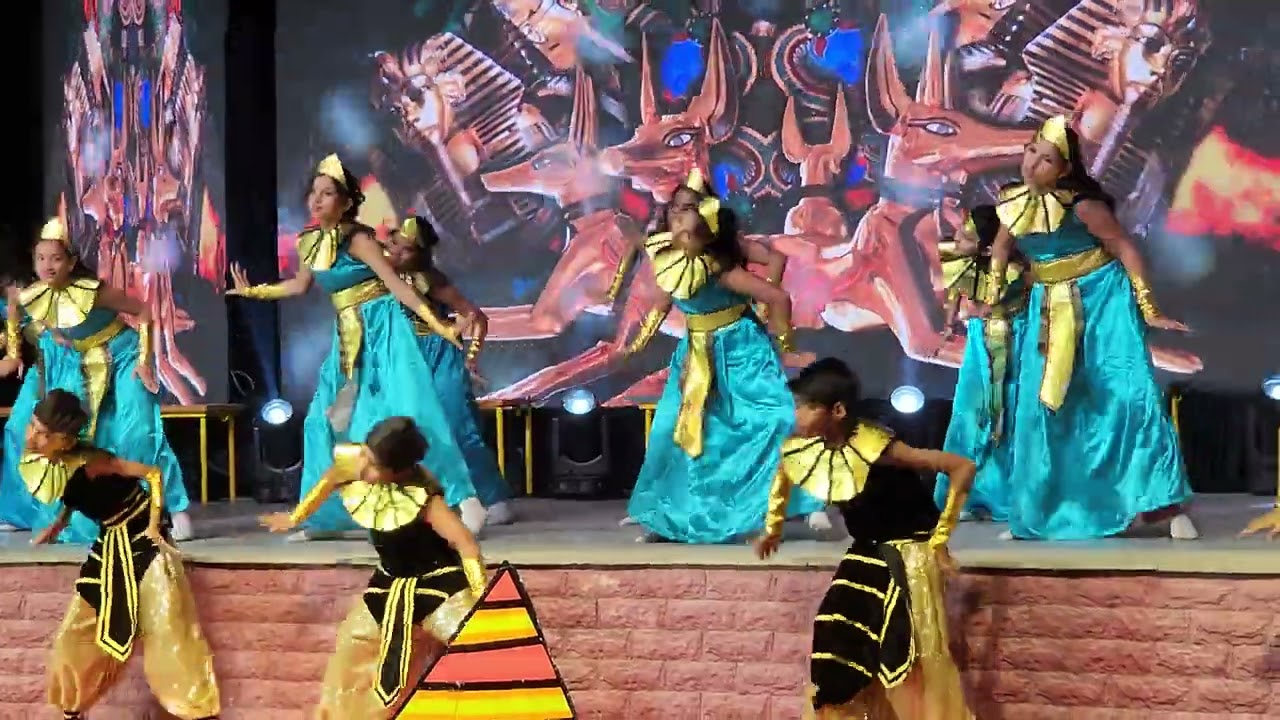 Egyptian Dance - Energetic performace #egypt #egyptian #dance #kiddance #school #chintels #fun