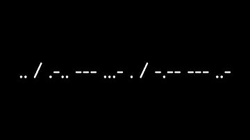 Morse Code - I Love You