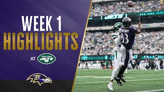 Full Highlights: Ravens Rout Jets in Week 1 | Baltimore Ravens