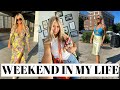 college weekend in my life | sunday funday, try on clothing haul, ATL date night