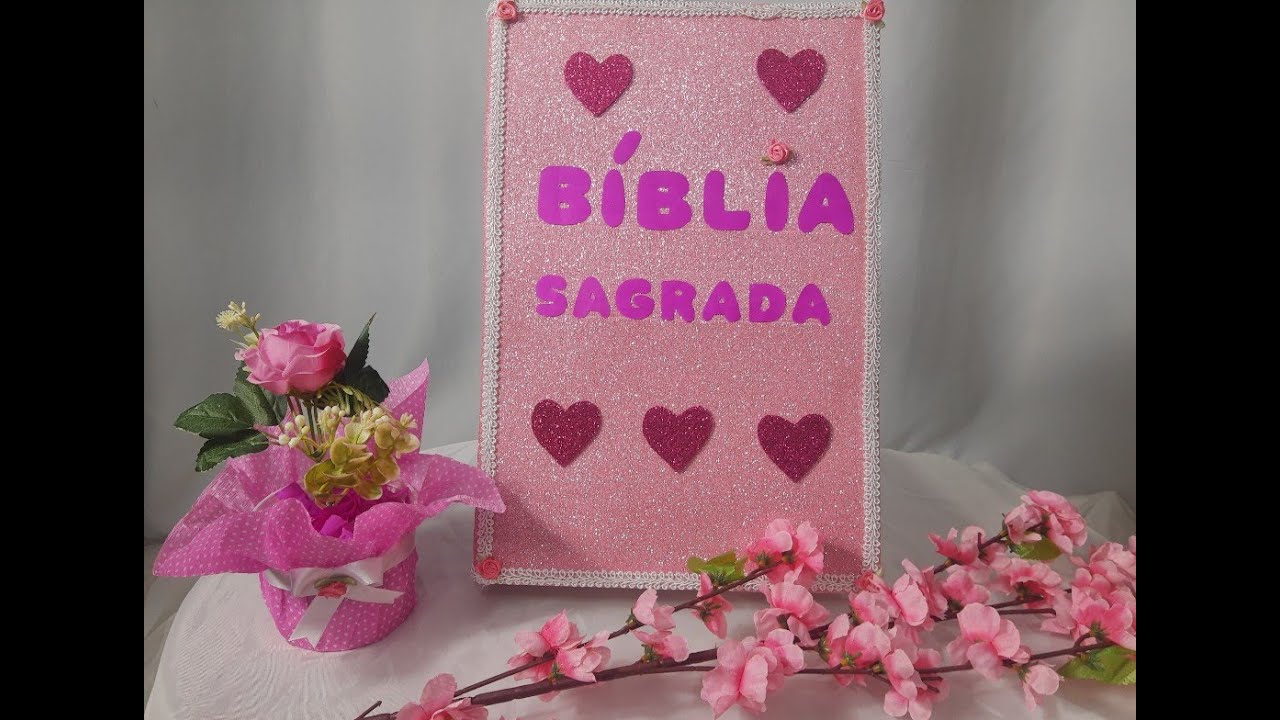 Outubro rosa ( bíblia enfeite para igreja)!!!