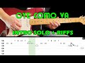 OYE COMO VA - Guitar lesson - intro solo + guitar riffs (with tabs) - Carlos Santana - fast & slow