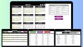 Team Performance Event Calendar In Excel