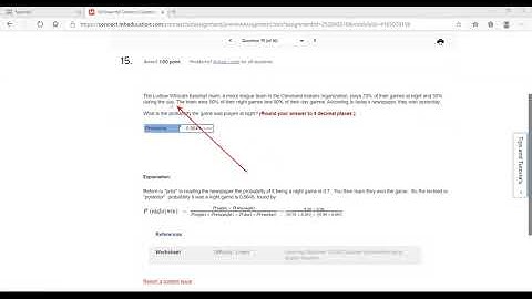 BUS201 Chapter 5 Homework Illustration Video Part 2 Stats