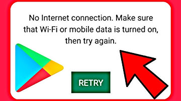 How to fix no internet connection retry error message in play store in hindi