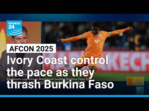 AFCON 2025: Ivory Coast control the pace as they thrash Burkina Faso • FRANCE 24 English