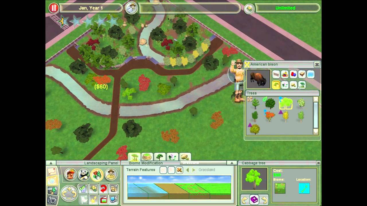 Zoo Tycoon 2 grassland exhibit YouTube