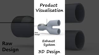 Pipe Exhaust 3D Model 🔧 Design &amp; Visualization Demo