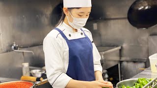 あおいチャン食べるよね？【ほたてとトビコの炒飯】蟹子鮮貝炒飯 fried rice with beef and Scallops and flying fish roe