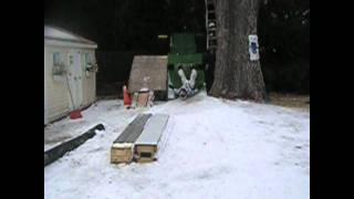 Kyle Camper almost dies (snowboarding) bail