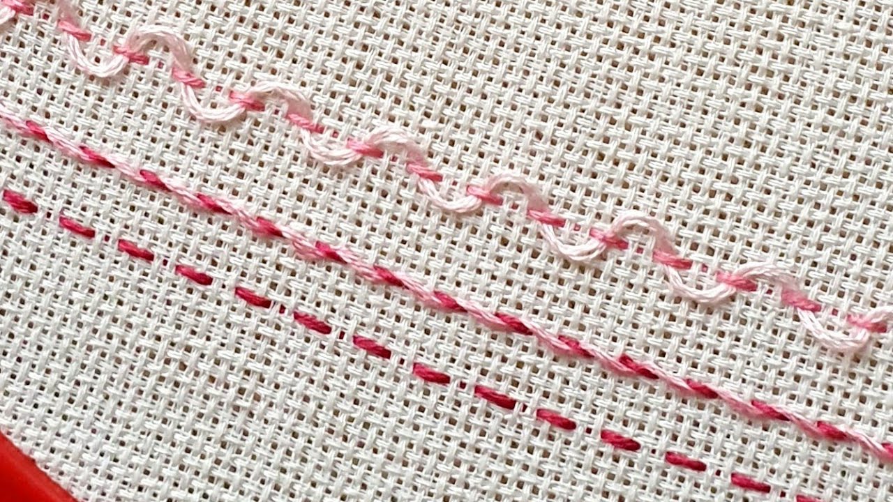 YENİ BAŞLAYANLAR İÇİN TEMEL NAKIŞ TEKNİKLERİ 1 / Embroidery  For Beginners | Running Stitich