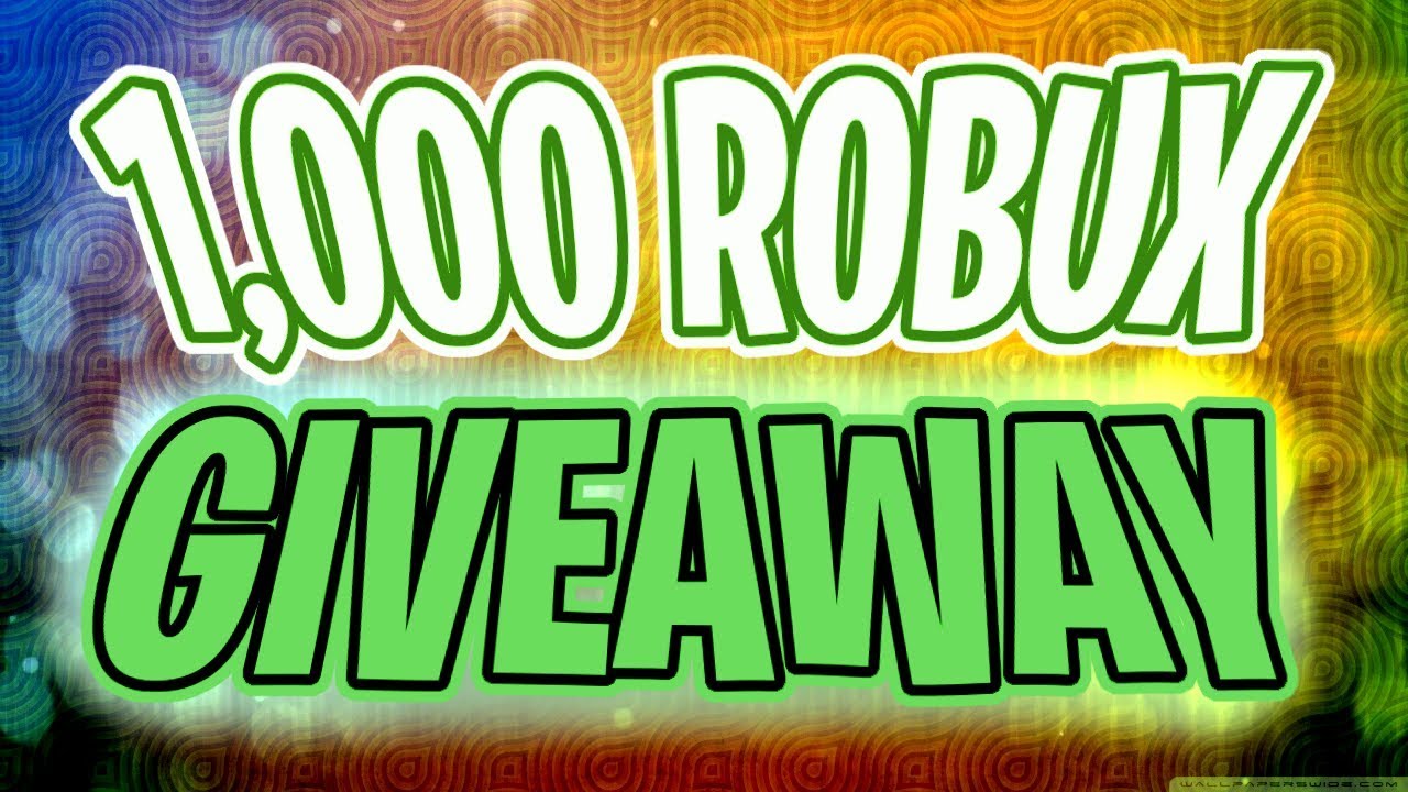 Giveaway Entry 1 000 Robux Giveaway Youtube - 1000 robux giveaway winner youtube