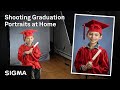 Shooting Graduation Portraits of Kids at Home (Traditional School Picture Style) with Sigma Lenses