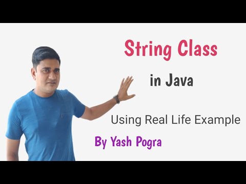 String in java | string class program in java