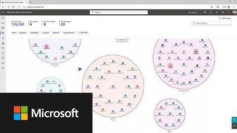 Introducing Microsoft Agent 365 - Visualization