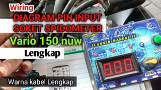 Wiring pin socket Speedometer Vario 150 nuw