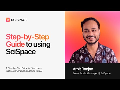 Getting Started with SciSpace Walkthrough for Researchers