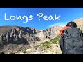 Climbing longs peak part 1