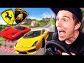 Lamborghini gegen Ferrari - Wer fliegt weiter? | BeamNG