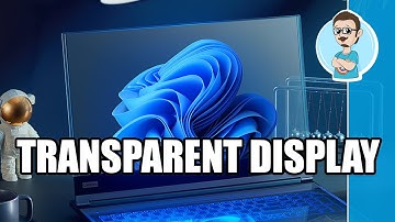 Lenovo ThinkBook TRANSPARENT Display | Proof Of Concept!