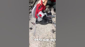 Tét máy cắt sắt bàn xoay phục vụ anh em thợ sắt #nhômkính #máycắtsắt