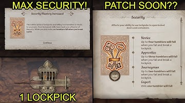 Oblivion Remastered: Max Security Skill With 1 Lockpick! (Insane Trick)