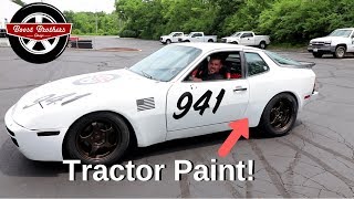 Roll On Car Paint Job - Part 2 (Porsche + Tractor Paint)