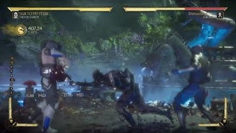 53% damage opti Noob Saibot mid screen combo