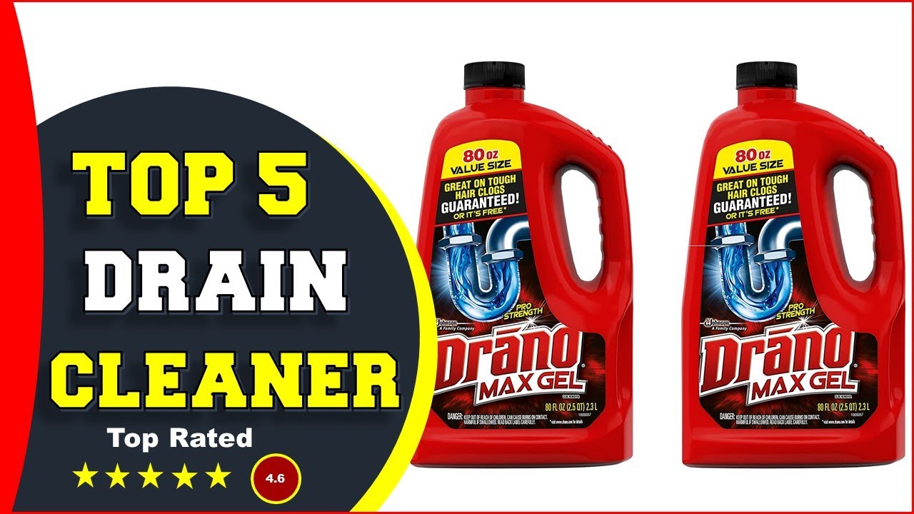 Best Max Gel Drain Clog Remover & Cleaner for Shower or Sink Drains  80OZ - 5 Use