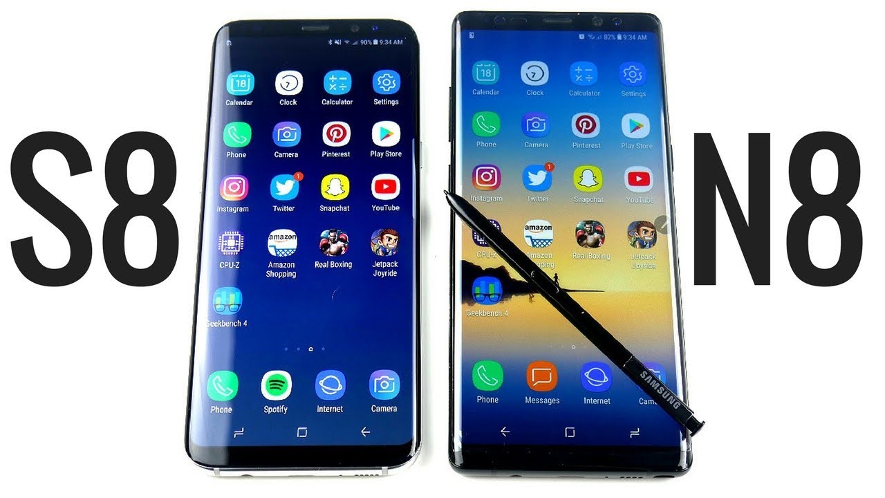 Samsung S8 Plus Note 8