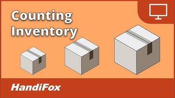 Counting Inventory in HandiFox Desktop