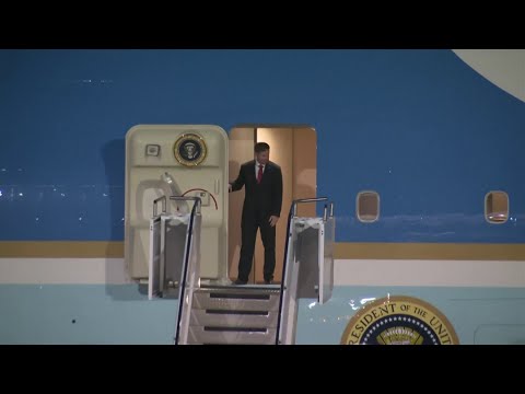 Trump llega a China para reunión crucial con Xi sobre relaciones bilaterales, aranceles y paz mundial
