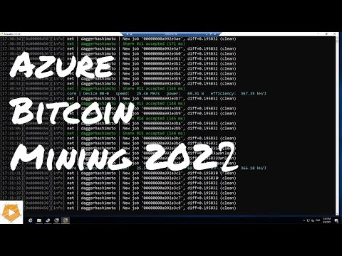 Azure Bitcoin Mining Tutorial Using Minergate