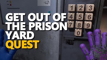 Get out of the Prison Yard Poppy Playtime Chapter 4 Safe Haven