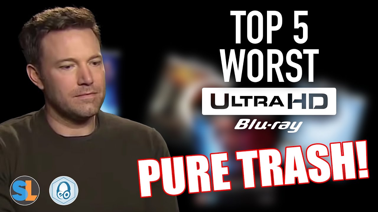 Top 5 Worst Looking 4K Blu-rays! w/ 