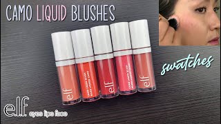 elf Camo Liquid Blushes // SWATCHES, APPLICATION, REVIEW