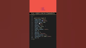 How to Create a Half Circle Navigation Menu Animated with HTML and CSS #shorts